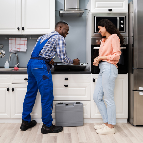 what kind of warranty do you offer on your cooktop repair services in Pinion Pines